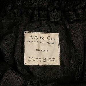 *SALE* Avy & Co. linen wide leg pant